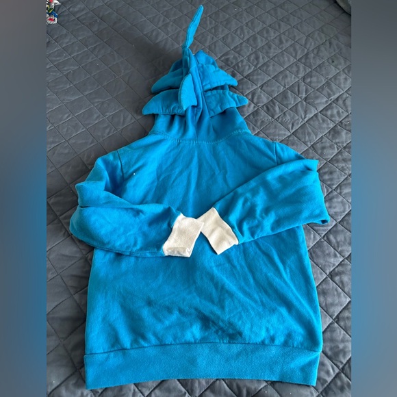 Boys’ Sonic Character Zip-Down Hoodie with Mohawk Effect - Picture 5 of 6